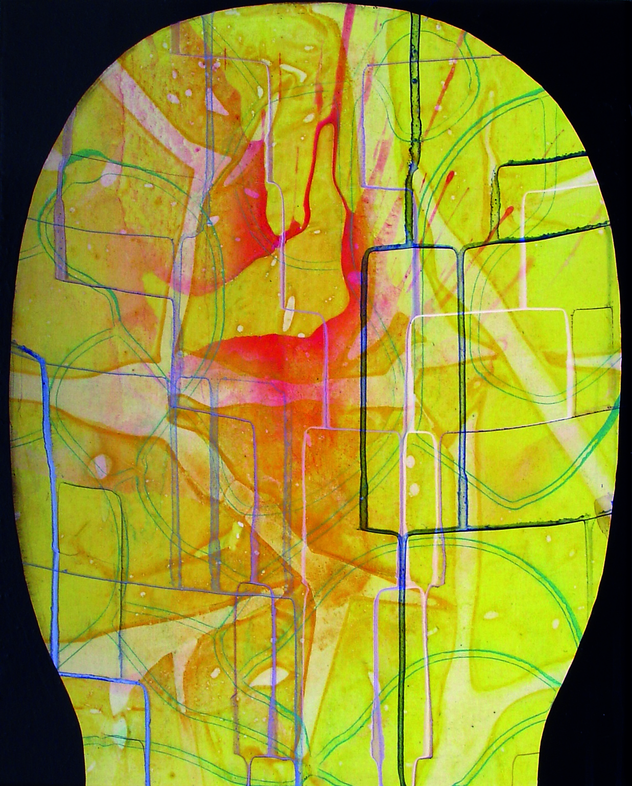 Aura luminosa amarilla Plácido Romero